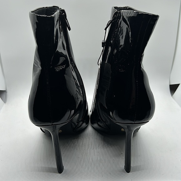 Zara NWT Shiny Black Stiletto Heel Ankle Booties Boots Shoes **Sz 40/US 9**🔥🔥 - Picture 5 of 9